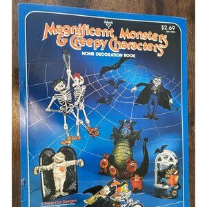 Vintage Ambassador Magnificent Monsters & Creepy Characters Home Decoration Book